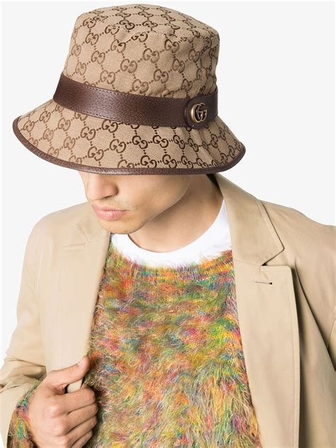 gucci hat fedora|gucci bucket hat for sale.